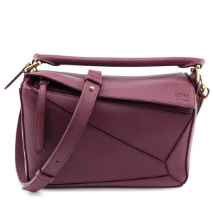 Loewe Wild Berry Small Puzzle Bag
