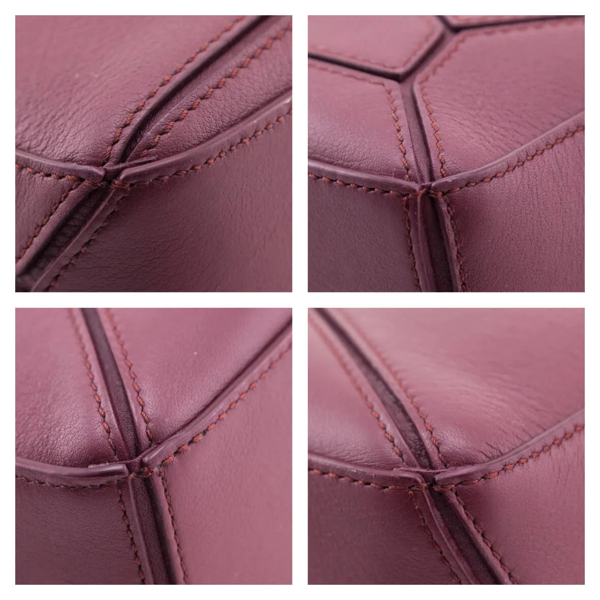 Loewe Wild Berry Small Puzzle Bag