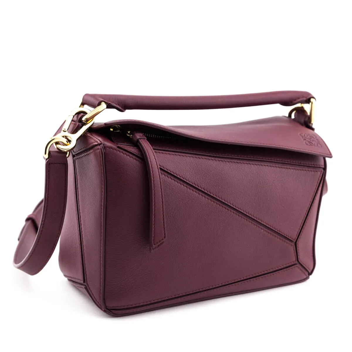 Loewe Wild Berry Small Puzzle Bag
