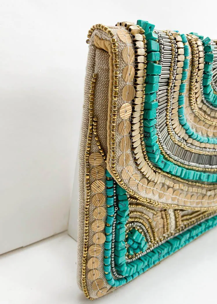 Lombok Beaded Clutch