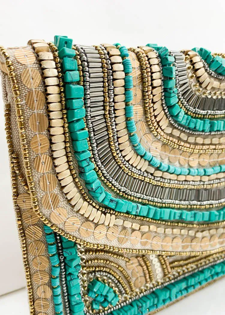 Lombok Beaded Clutch