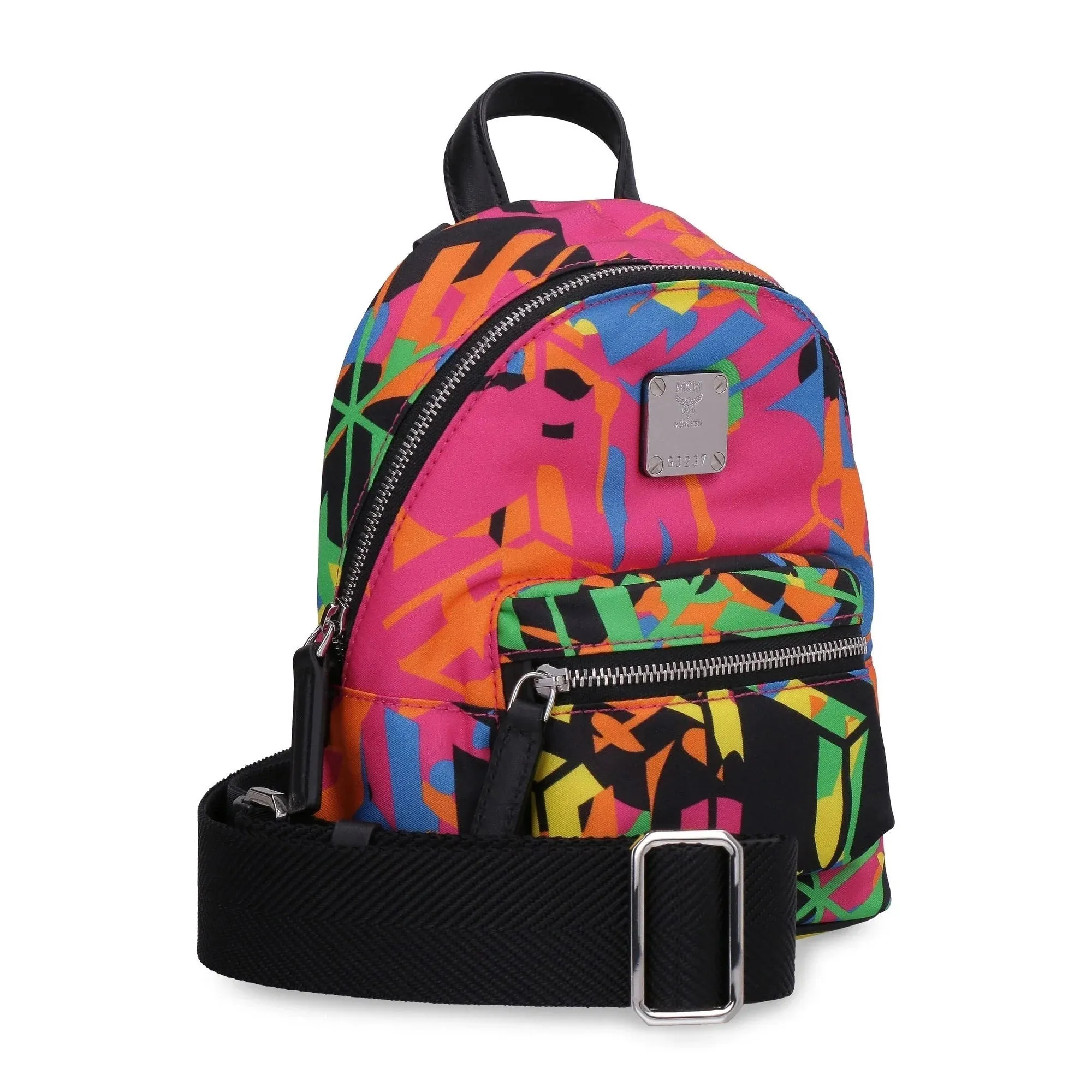 MCM Stark Cubic Camouflage Mini Backpack