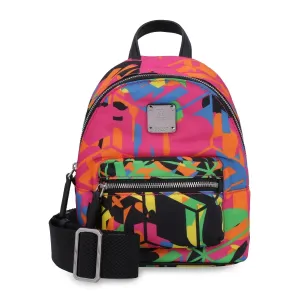 MCM Stark Cubic Camouflage Mini Backpack