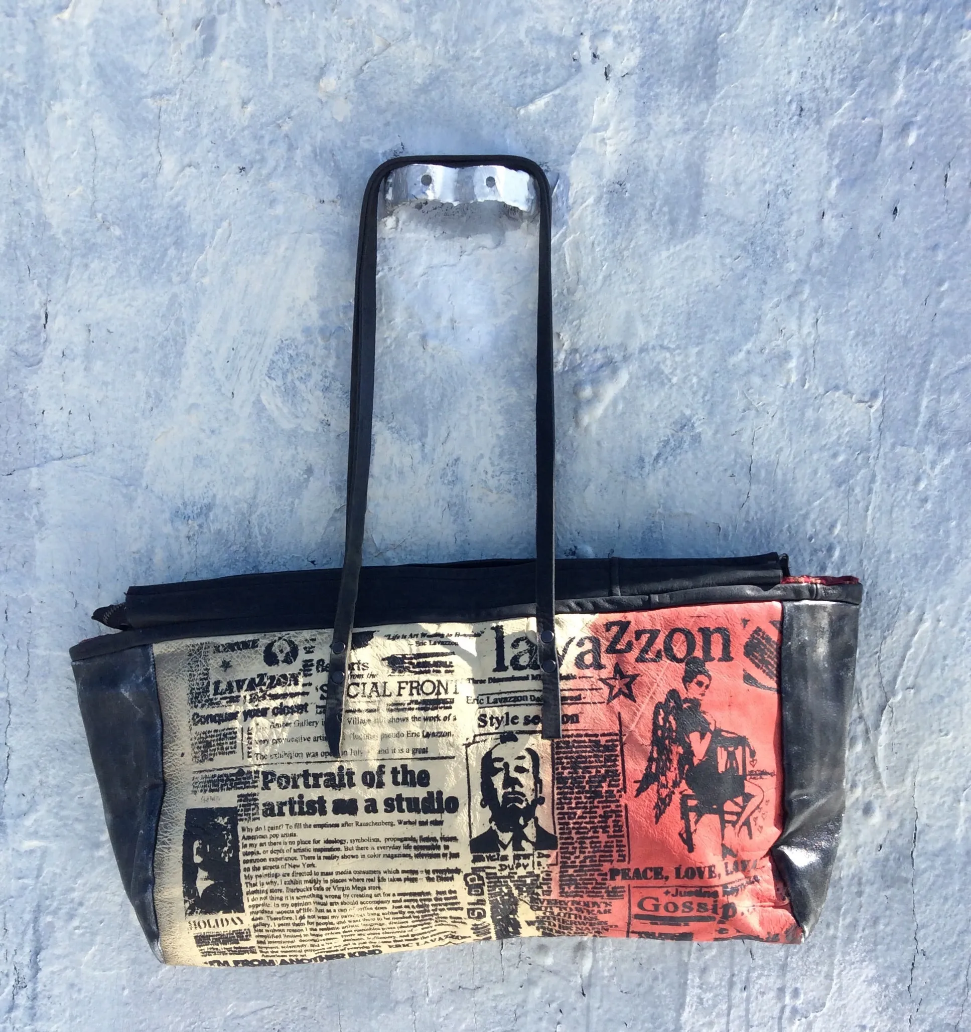 Oversize Leather statement Duffle bag... sale