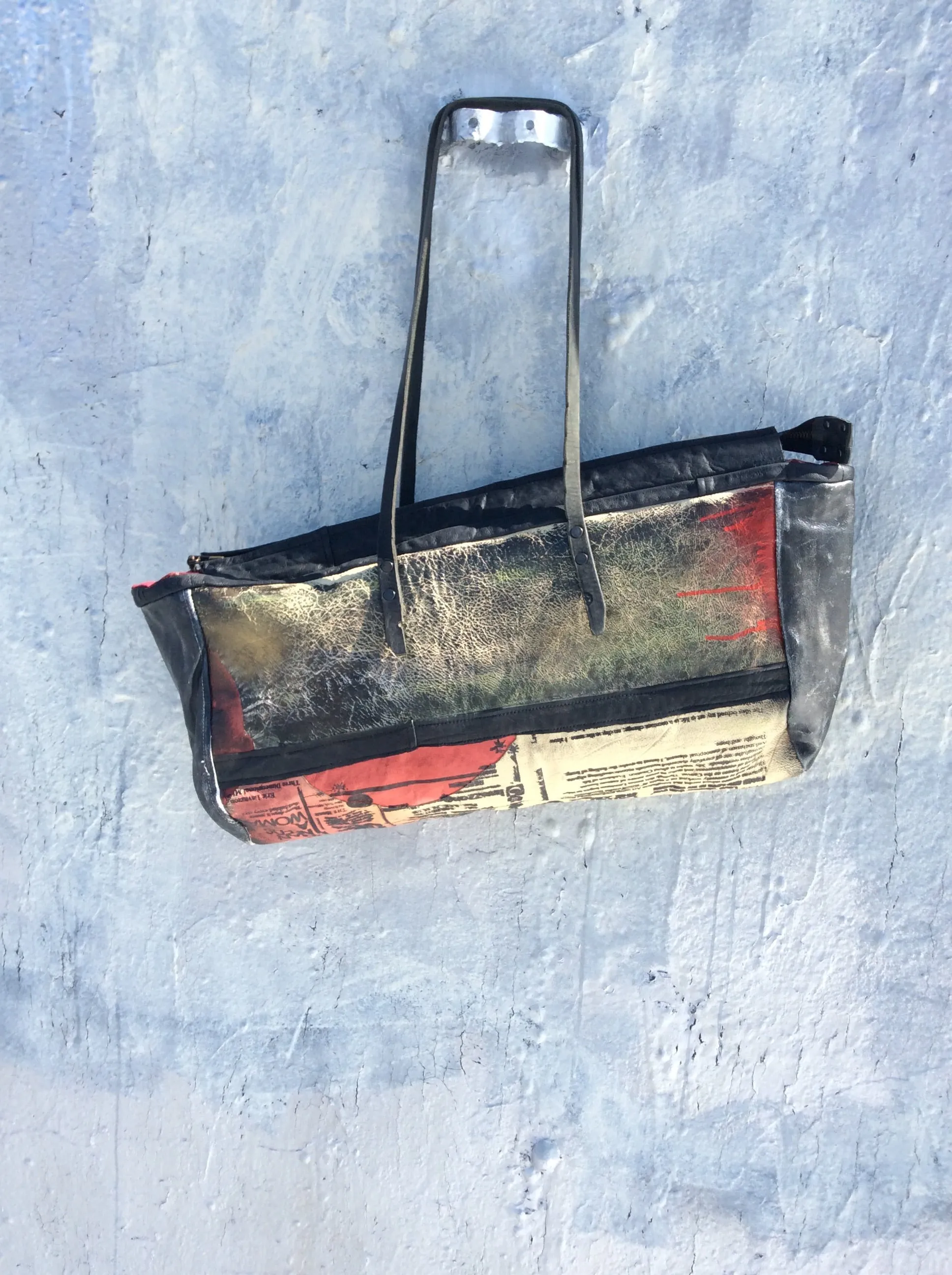 Oversize Leather statement Duffle bag... sale