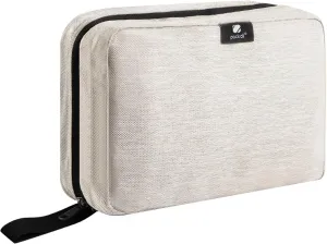 pack all Hanging Travel Toiletry Bag, Water Resistant Travel Bag, Portable Toiletry Shaver, Separation of Wet and Dry, for Women and Men (White)