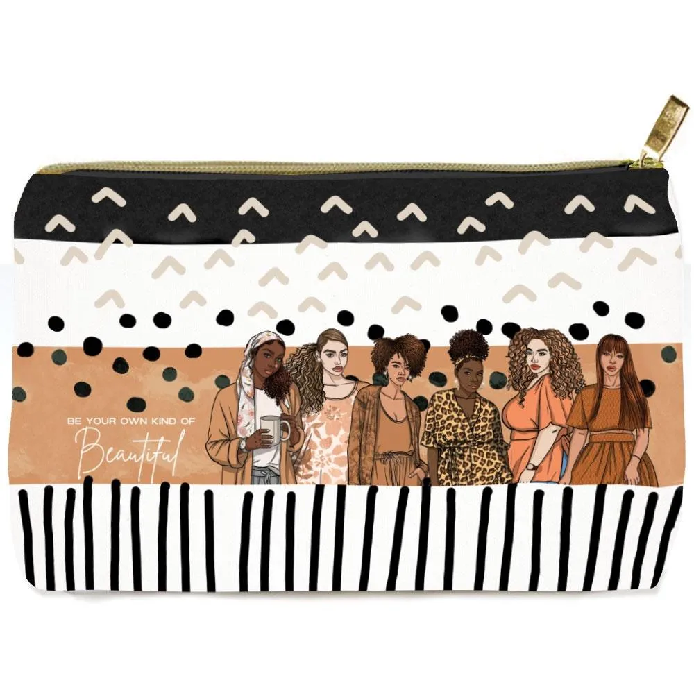 Paper House Zippered Pouch 9"X6.5" - Be Your Beautiful*