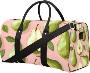 Pear Foldable Lightweight Duffle Bag for Travel - Waterproof Carry On Bags for Airplanes, Travel Duffel Bags for Gym, Weekend