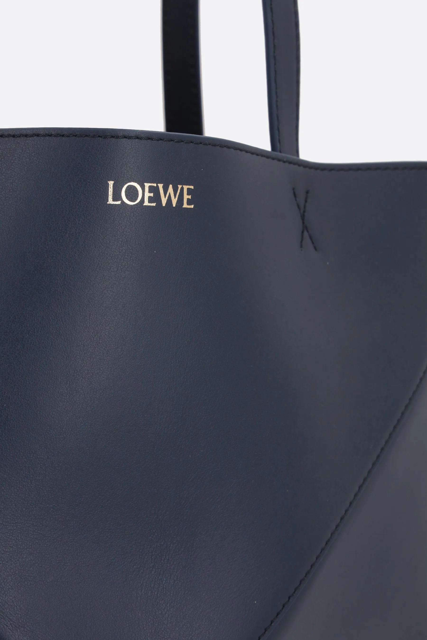 Puzzle Fold medium tote bag in smooth leather