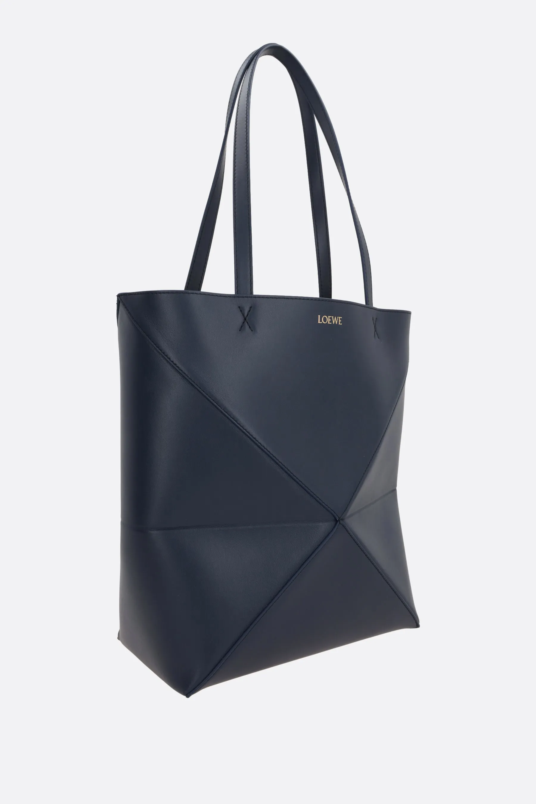 Puzzle Fold medium tote bag in smooth leather