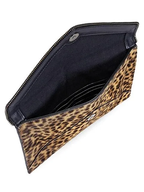 Rebecca Minkoff Leo Clutch- Leopard