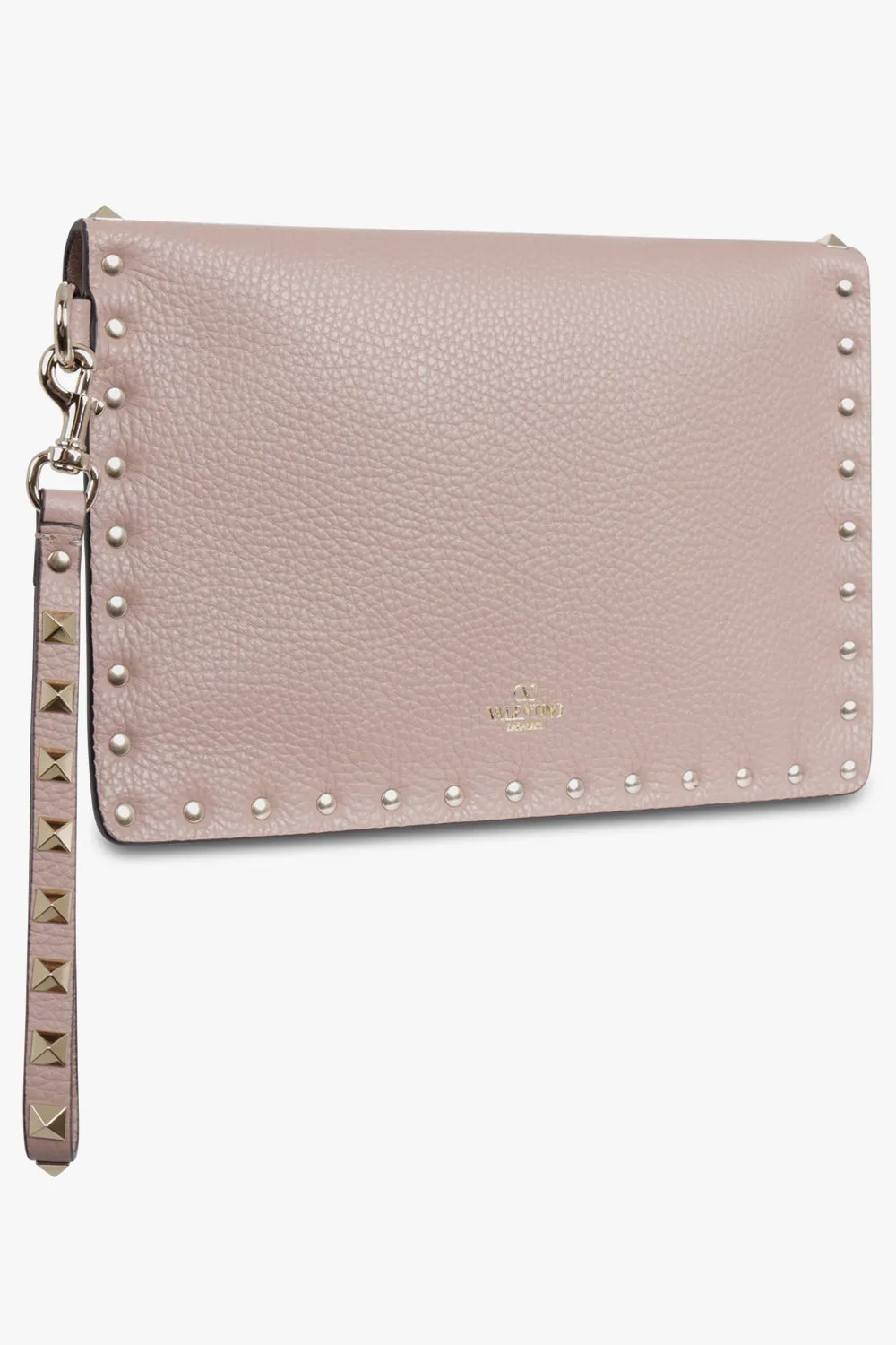 ROCKSTUD MEDIUM POUCH GRAINED | POUDRE