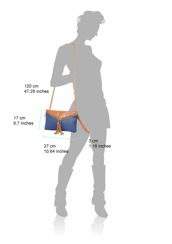 Rufina leather clutch
