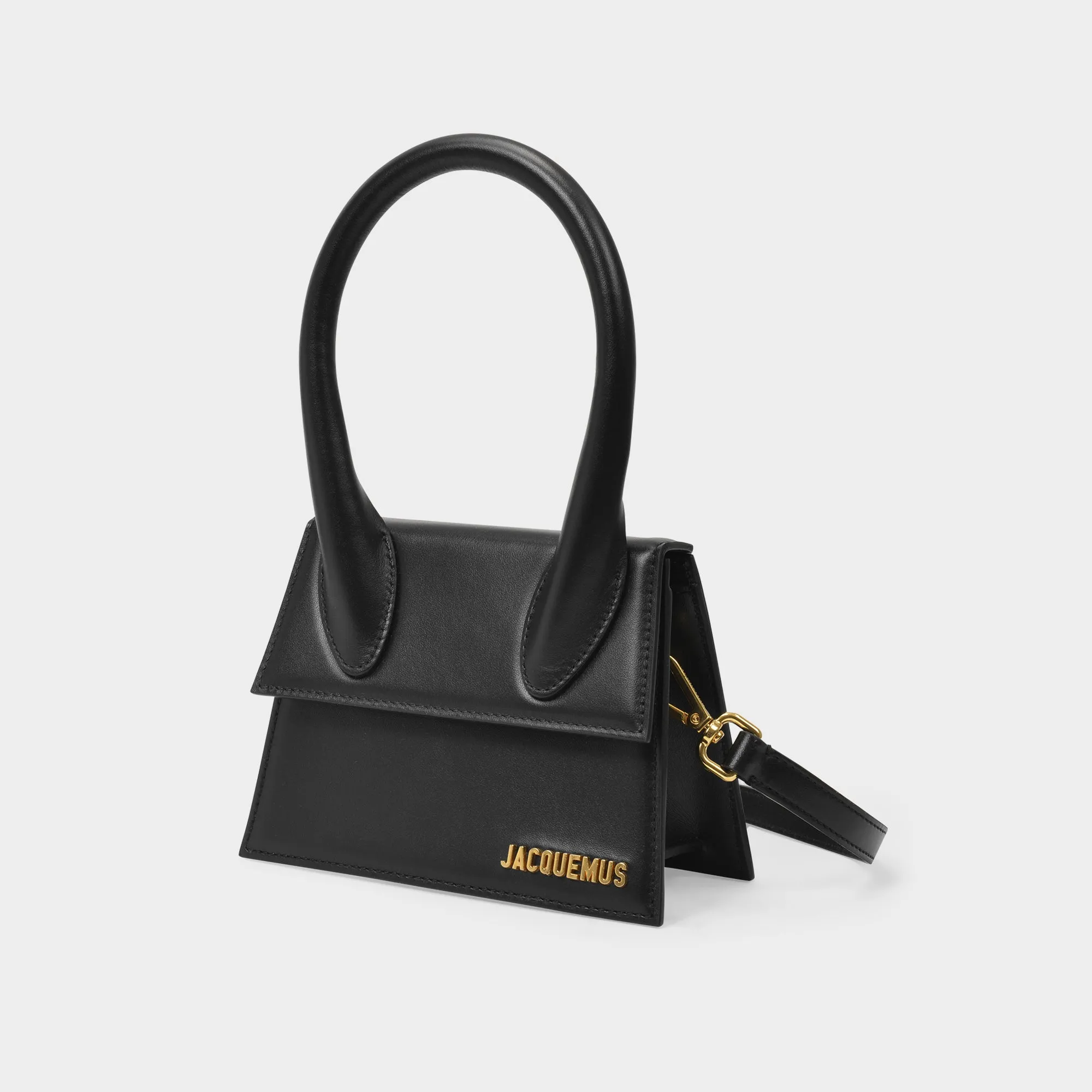 Sac Le Chiquito Moyen - Jacquemus - Cuir - Noir