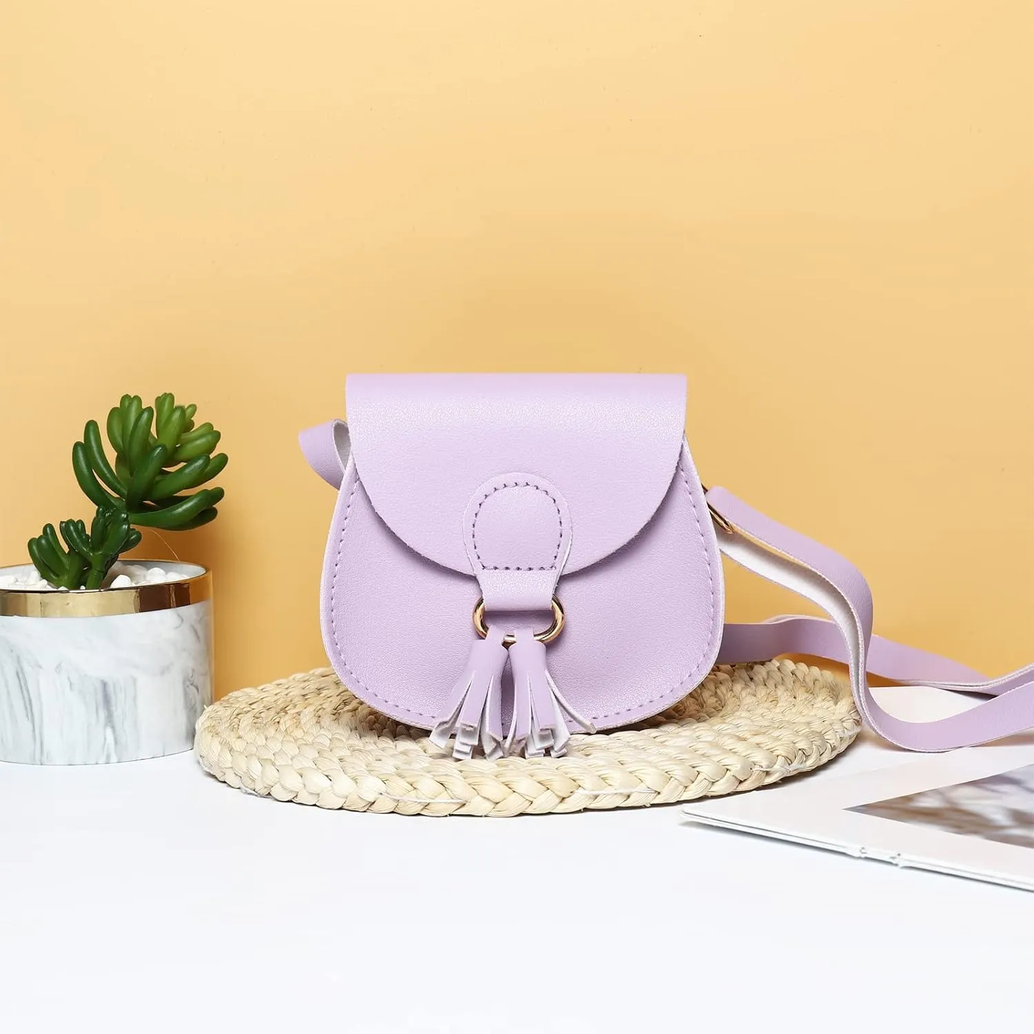 SOTOGO Little Girls Purses Toddler Crossbody Purse Princess Purses Handbags Girl Wallets Mini Chain Crossbody Bags for Kids