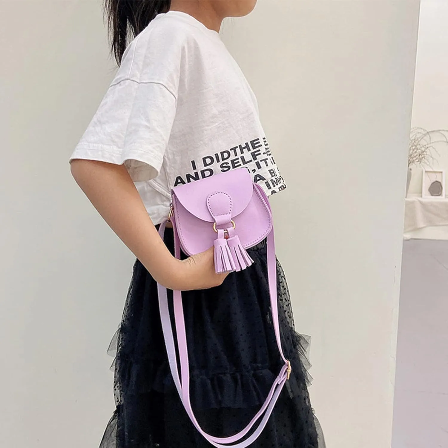 SOTOGO Little Girls Purses Toddler Crossbody Purse Princess Purses Handbags Girl Wallets Mini Chain Crossbody Bags for Kids