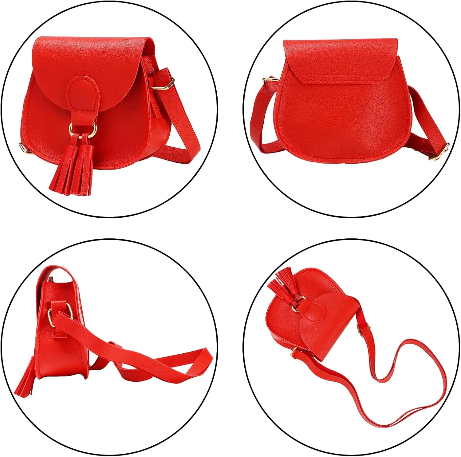SOTOGO Little Girls Purses Toddler Crossbody Purse Princess Purses Handbags Girl Wallets Mini Chain Crossbody Bags for Kids