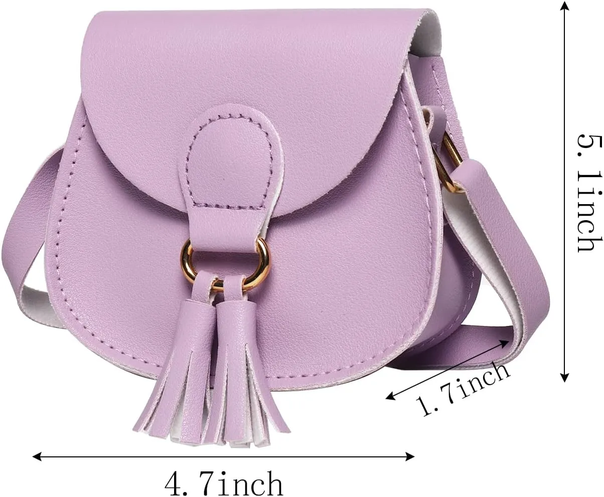 SOTOGO Little Girls Purses Toddler Crossbody Purse Princess Purses Handbags Girl Wallets Mini Chain Crossbody Bags for Kids