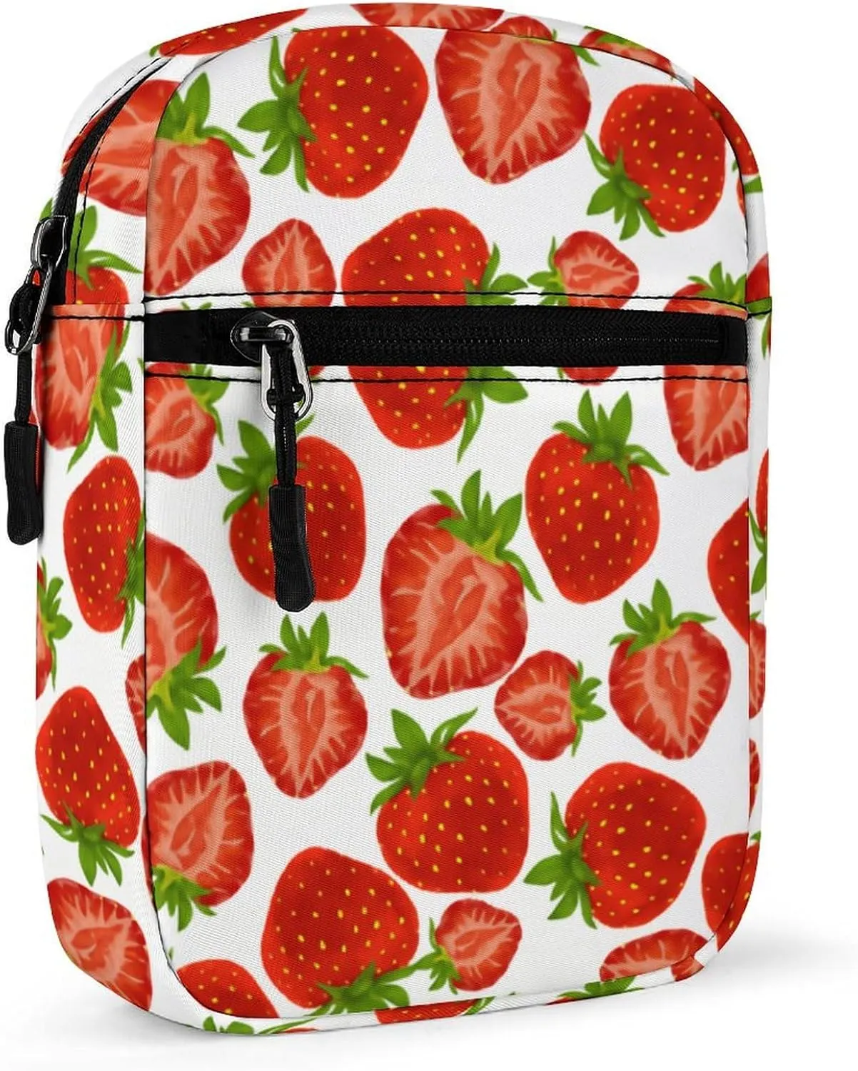 Strawberry Red Berry Crossbody Bag Small Shoulder Bag Waterproof, Lightweight And Convenient