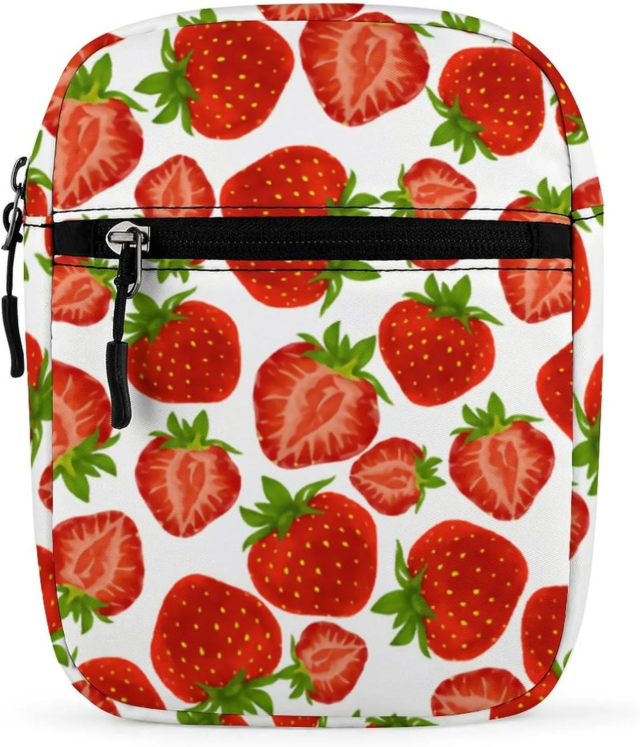 Strawberry Red Berry Crossbody Bag Small Shoulder Bag Waterproof, Lightweight And Convenient