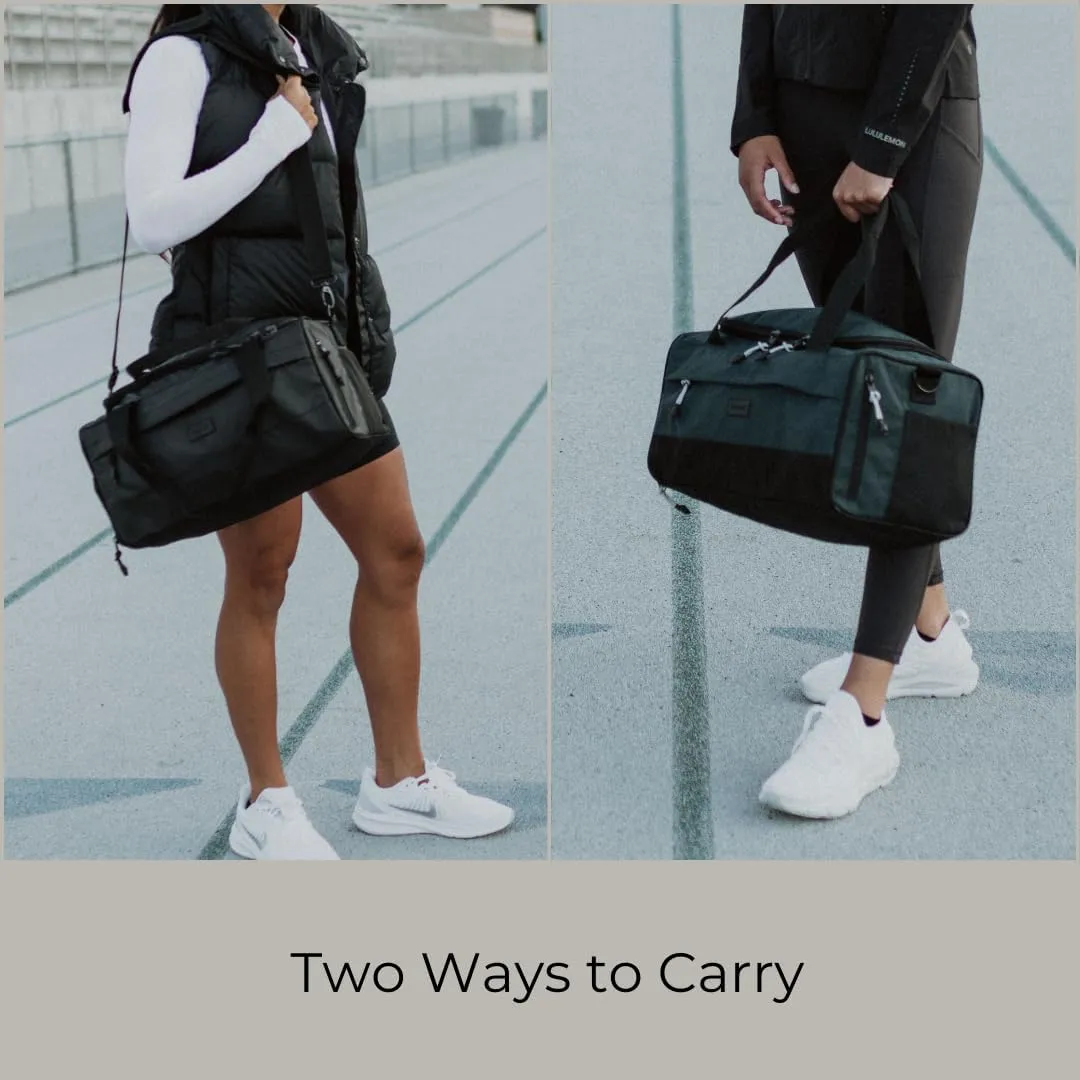 Vooray 23L Boost Duffel Bag  Small Travel & Gym Bag with Shoe Pocket, Weekender for Women & Men, Ideal for Overnight, Sports, and Workouts
