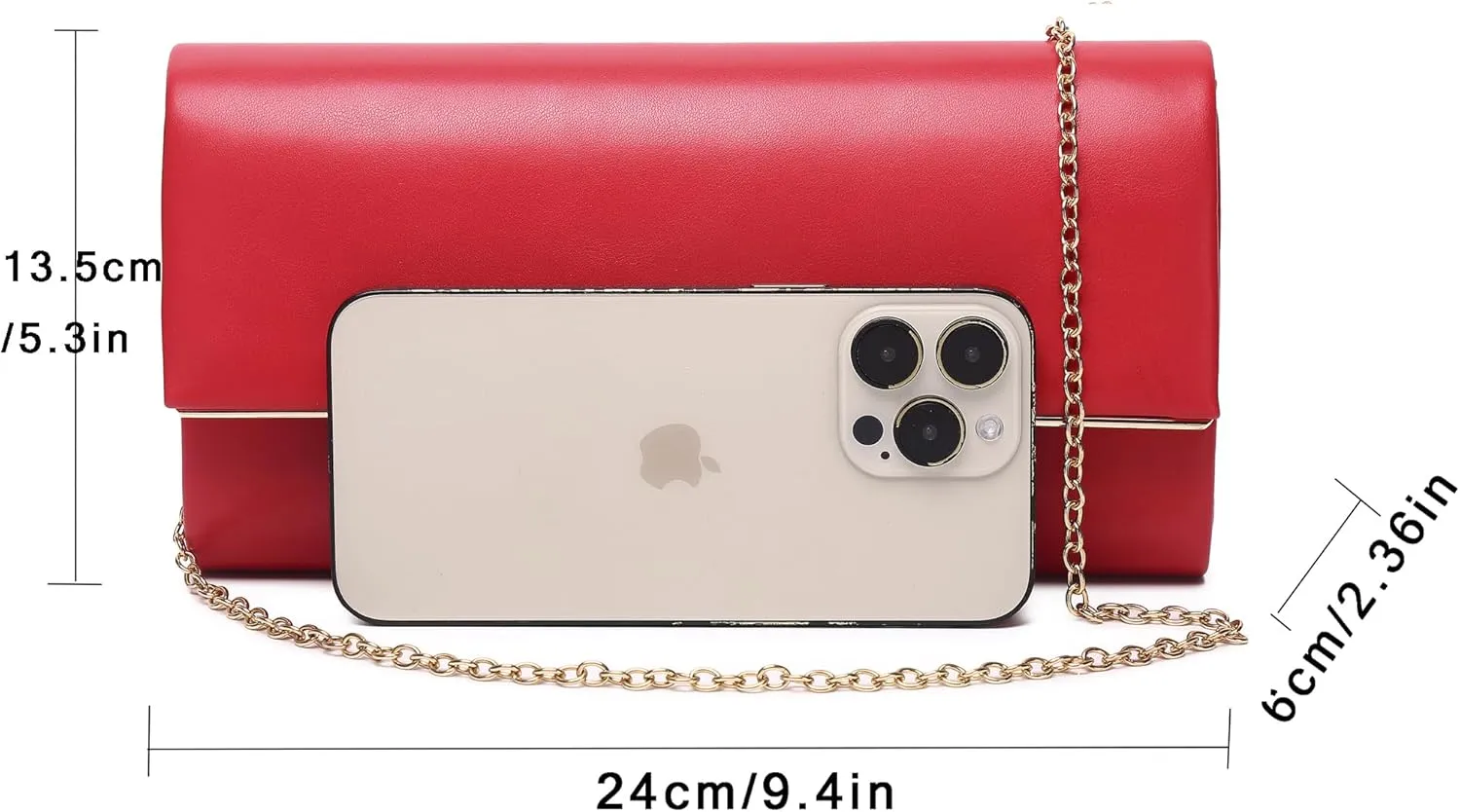 Women's Evening Clutch Bags for Formal Cocktail Prom Wedding Party Patent Leather Dressy Foldover Purse Christmas gift