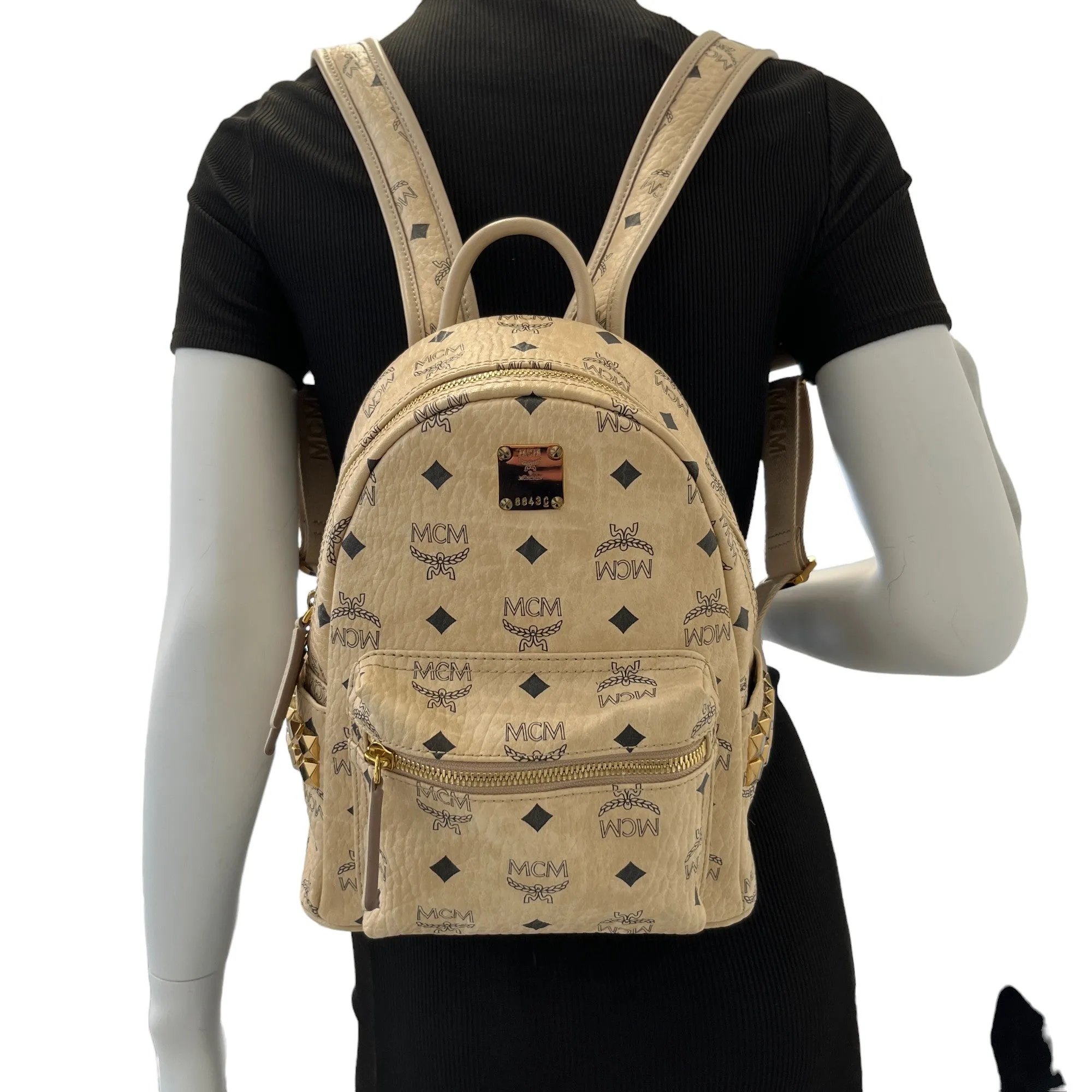 Women's Stark Side Studs Backpack Nude