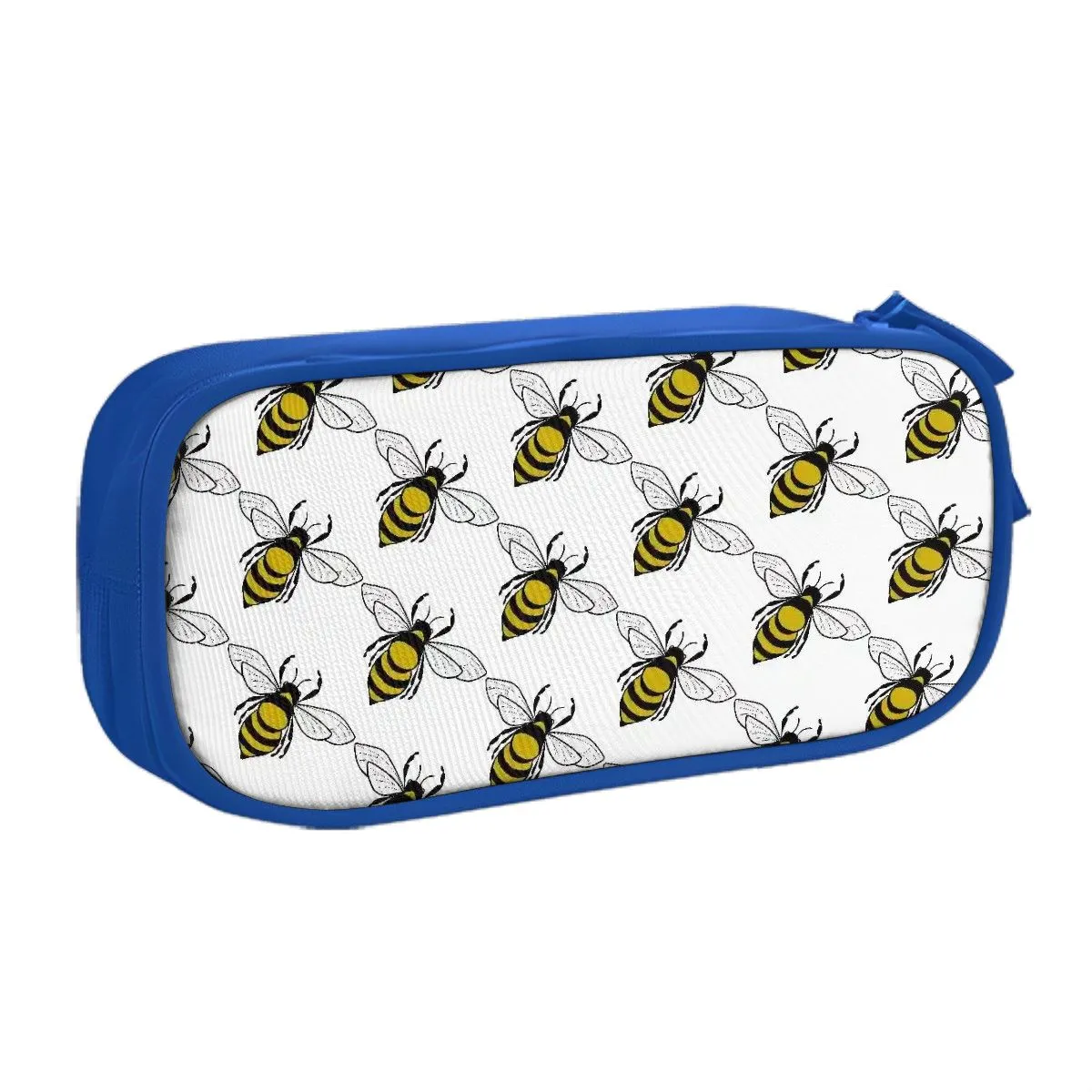Zippered Pencil Pouch (21x5x10.5cm, 3 colours) Honeybee 3