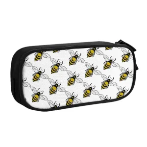 Zippered Pencil Pouch (21x5x10.5cm, 3 colours) Honeybee 3