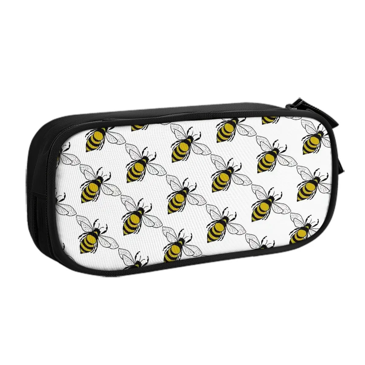 Zippered Pencil Pouch (21x5x10.5cm, 3 colours) Honeybee 3